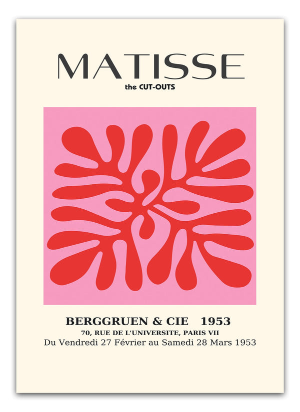 Cut-Outs Rød Plakat