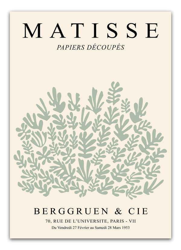 Matisse Plakat | "Du Vendredi" Grøn Poster | Køb plakater
