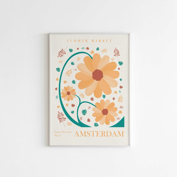 Matisse Plakat | "Flower Market Amsterdam No.3" Poster | Køb plakat