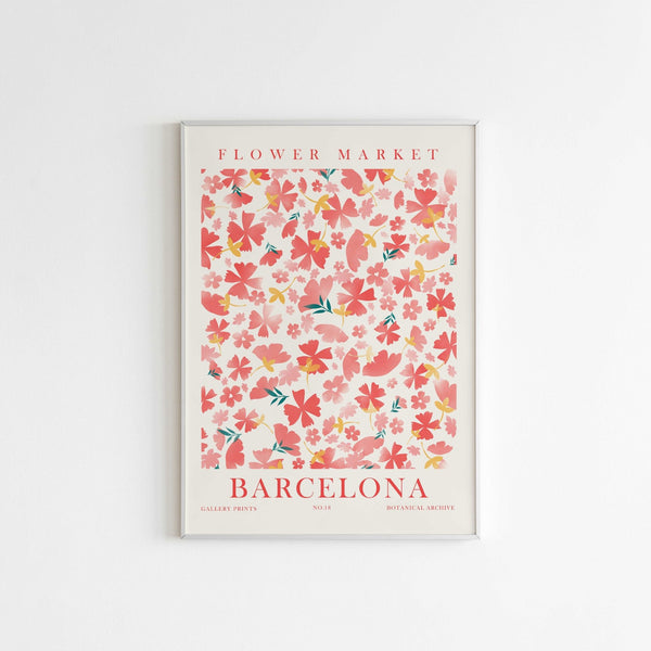 Matisse Plakat | "Flower Market Barcelona No.18" Poster | Køb fra Ellensshop.dk