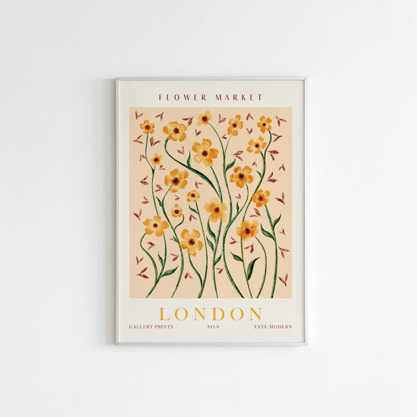 Matisse Plakat | "Flower Market London No.8" Poster | Køb fra Ellensshop.dk