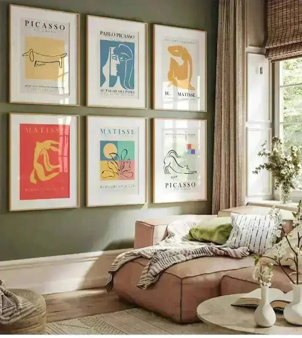 Matisse Plakat | "Flower City - Blue" Poster | Køb Online fra Ellensshop.dk