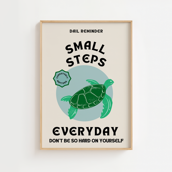 Small Steps Plakat
