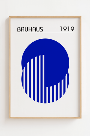 Bauhaus 1919 Circles Plakat