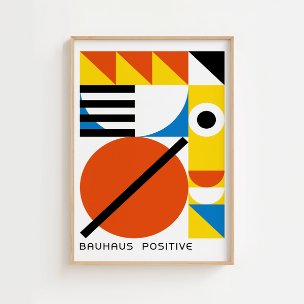 Bauhaus Positive Plakat