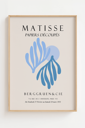 Matisse Papiers Decoupes SEt of 3 Poster Plakat