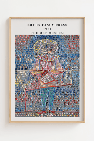 Boy In Fancy Dress Paul Klee Plakat
