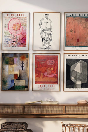 Køb "Oval Forest" Paul Klee Plakat | Kunst til Dit Hjem