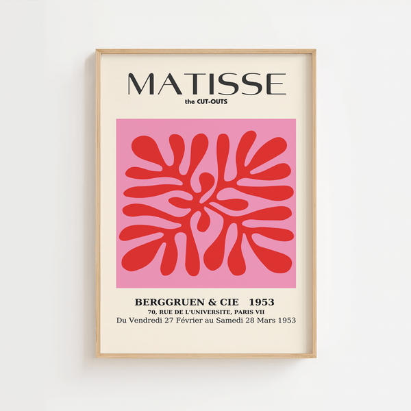 Cut-Outs Rød Plakat