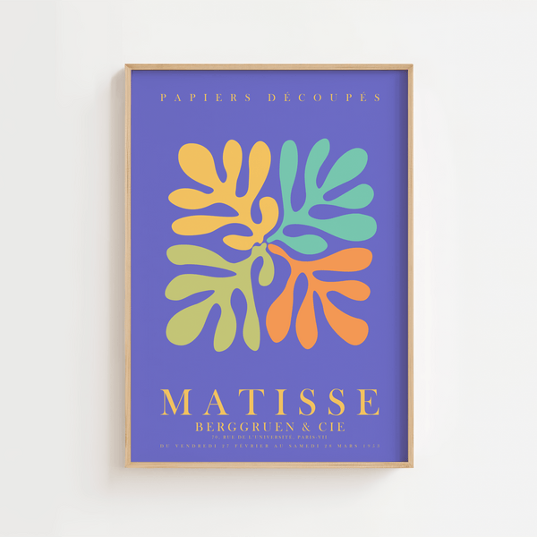 Flower City - Blue Plakat