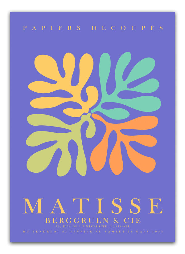 Flower City - Blue Plakat