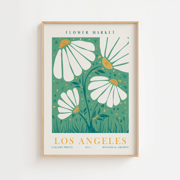 Flower Market Los Angeles No.5 Plakat