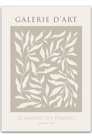 Galerie D'Art Le Mondes Plakat