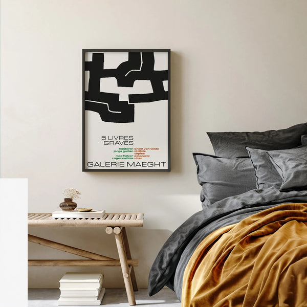 Galerie Maeght 5 Livres Plakat