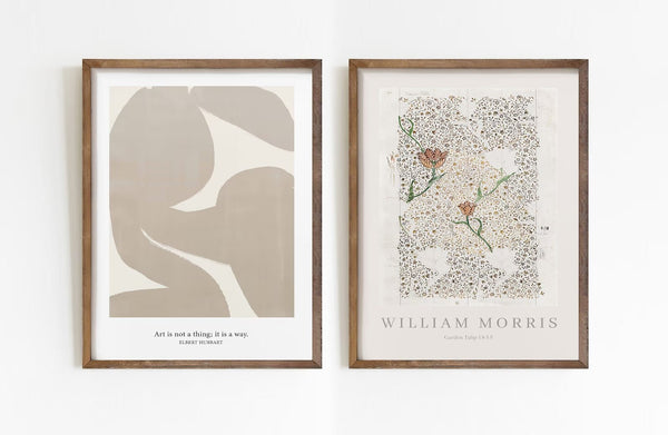 Bring et strejf af klassisk britisk kunst til dit hjem med Garden Tulip-plakaten af William Morris