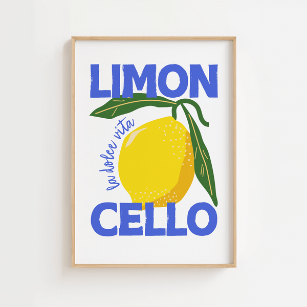 Limon Cello Gul Citron PLakat