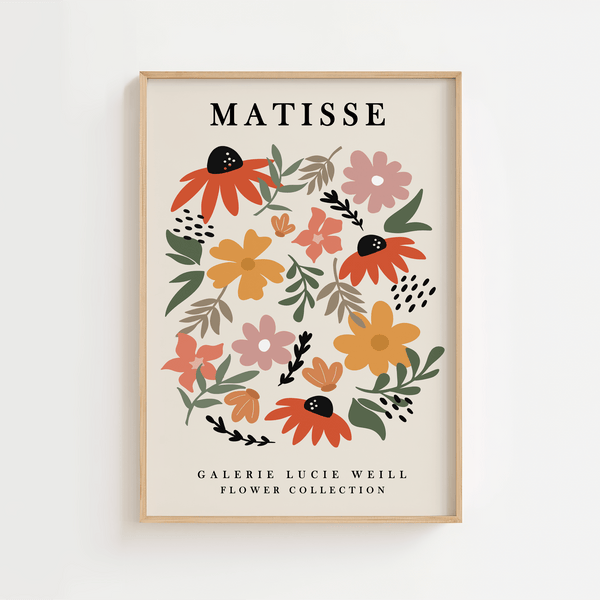 Matisse Plakat Galerie Lucie Weill til Hjemmet 