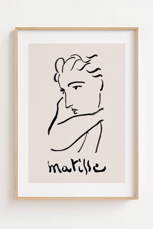 Beige Madame – Matisse Plakat

