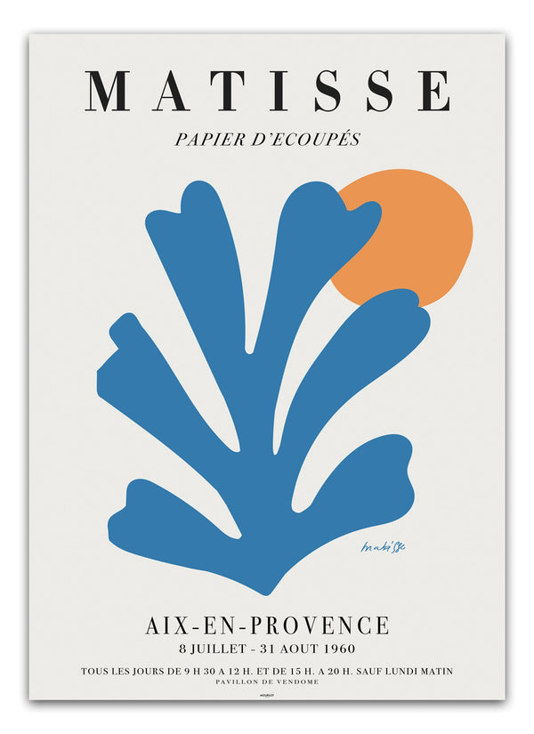 Matisse AIX - Louisiana plakat er en hyldest til Henri Matisse’s unikke kunstneriske udtryk