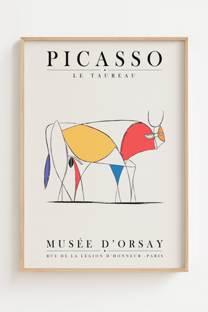 Picasso Le Taureau Plakat