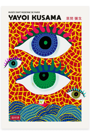 Yayoi Death Eyes Plakat