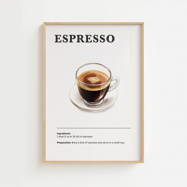 Humoristisk Coffee Club plakat med illustration af kaffemaskine og to personer samt teksten ‘Served Daily’ og ‘Every Morning’.