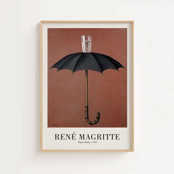 Hegel's Holiday – René Magritte Plakat